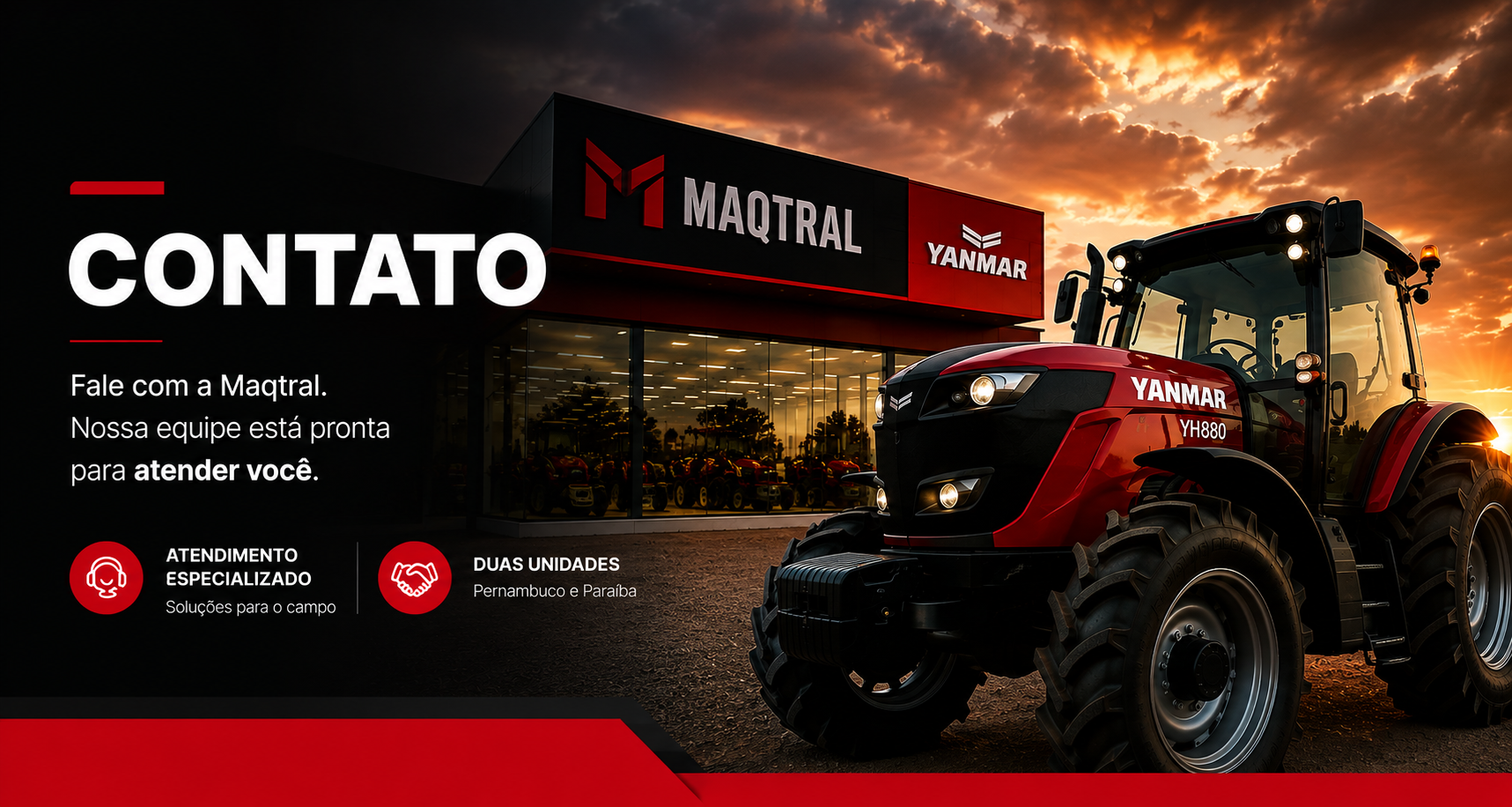 Atendimento e contato Maqtral